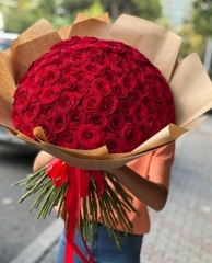 Kırmızı 101 Buketi